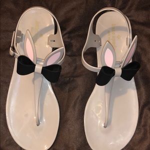 Kate Spade Bunny Sandals- Never Worn